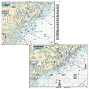 Captain Segull's Nautical Charts Off Coastal SC - (Charleston Harbor)